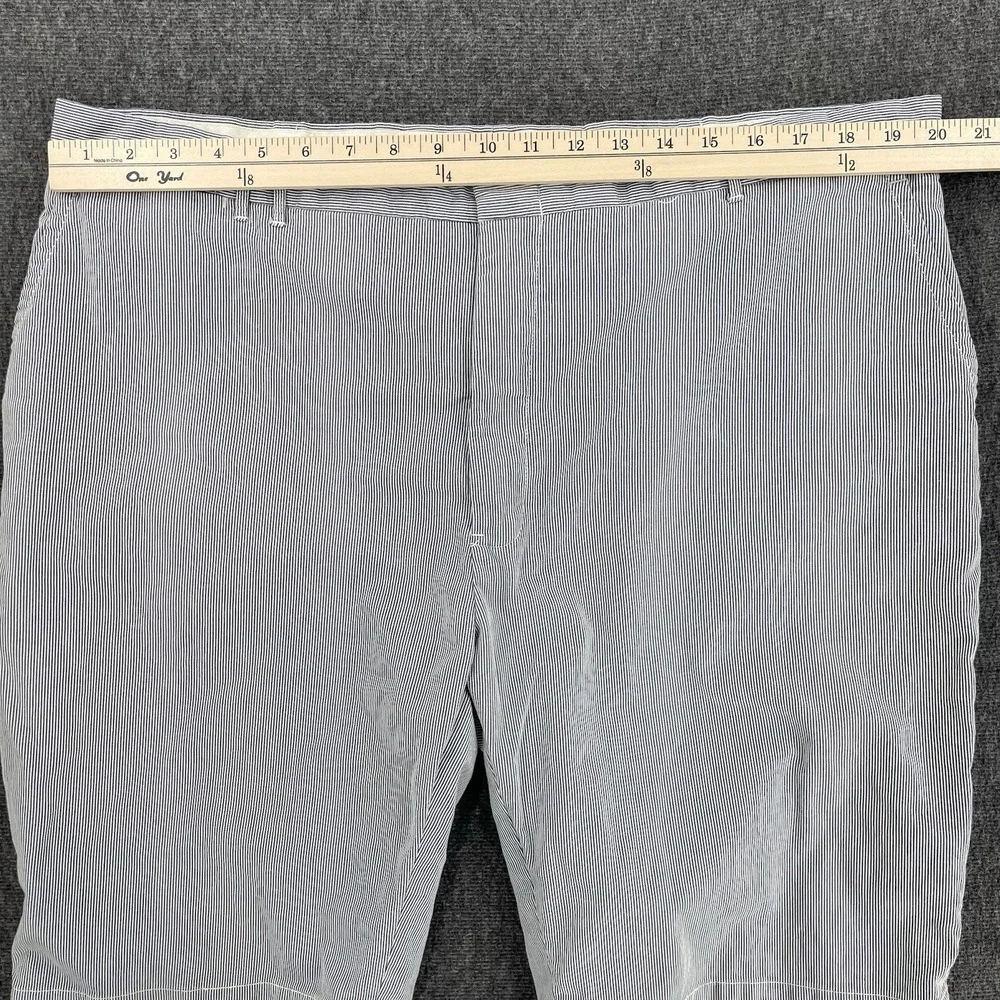 Vintage Polo Ralph Lauren Seersucker Shorts Mens 42 (Fits 40) Blue Stripe Preppy